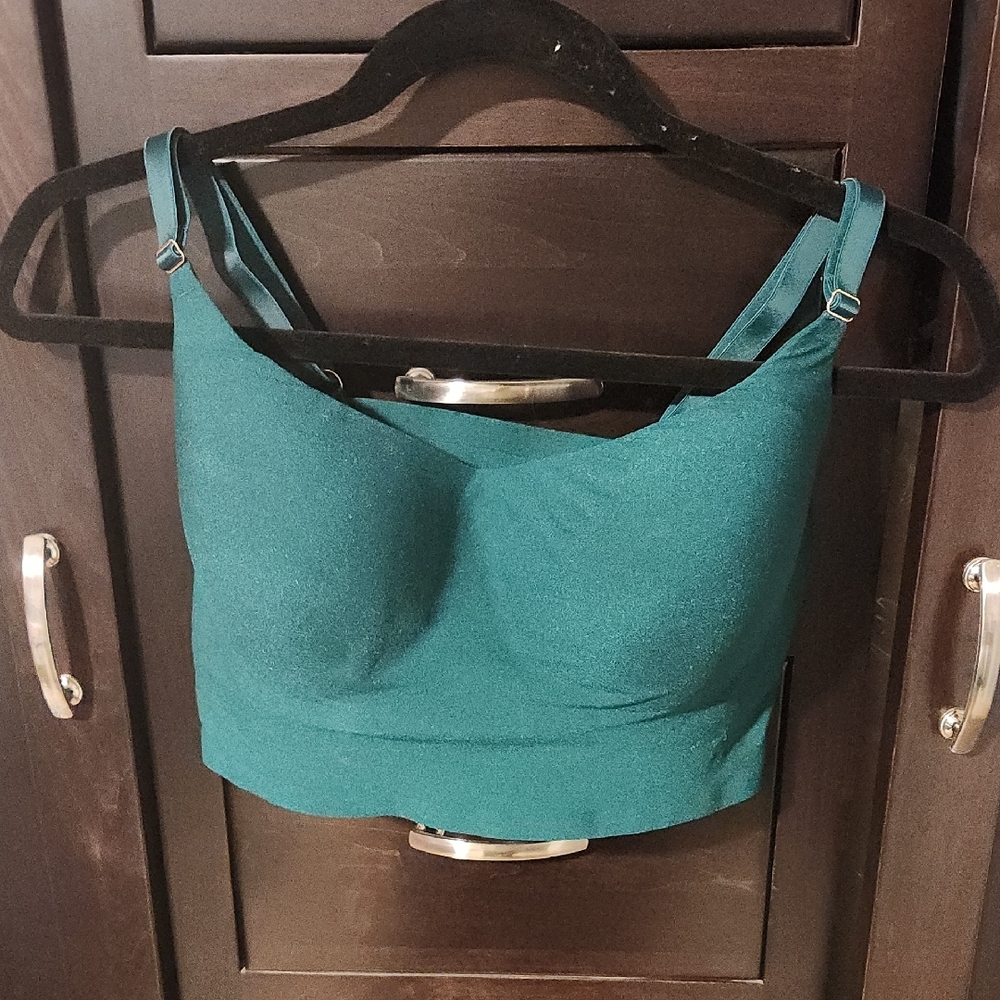 PINK Victoria's Secret Emerald Green Bra